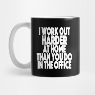 Working Out From Home Funny Workout At Home Mug